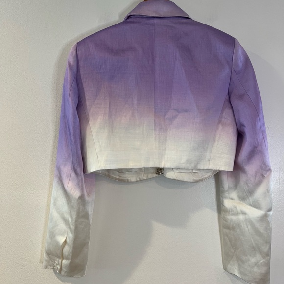 Iska Cropped Blazer & Iskame Wide Leg Pants ( SIZE 34 US2 SET) - Picture 4 of 14